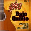 Cuerdas de Bajo Quinto de Acero Inoxidable GHS - Extremo en