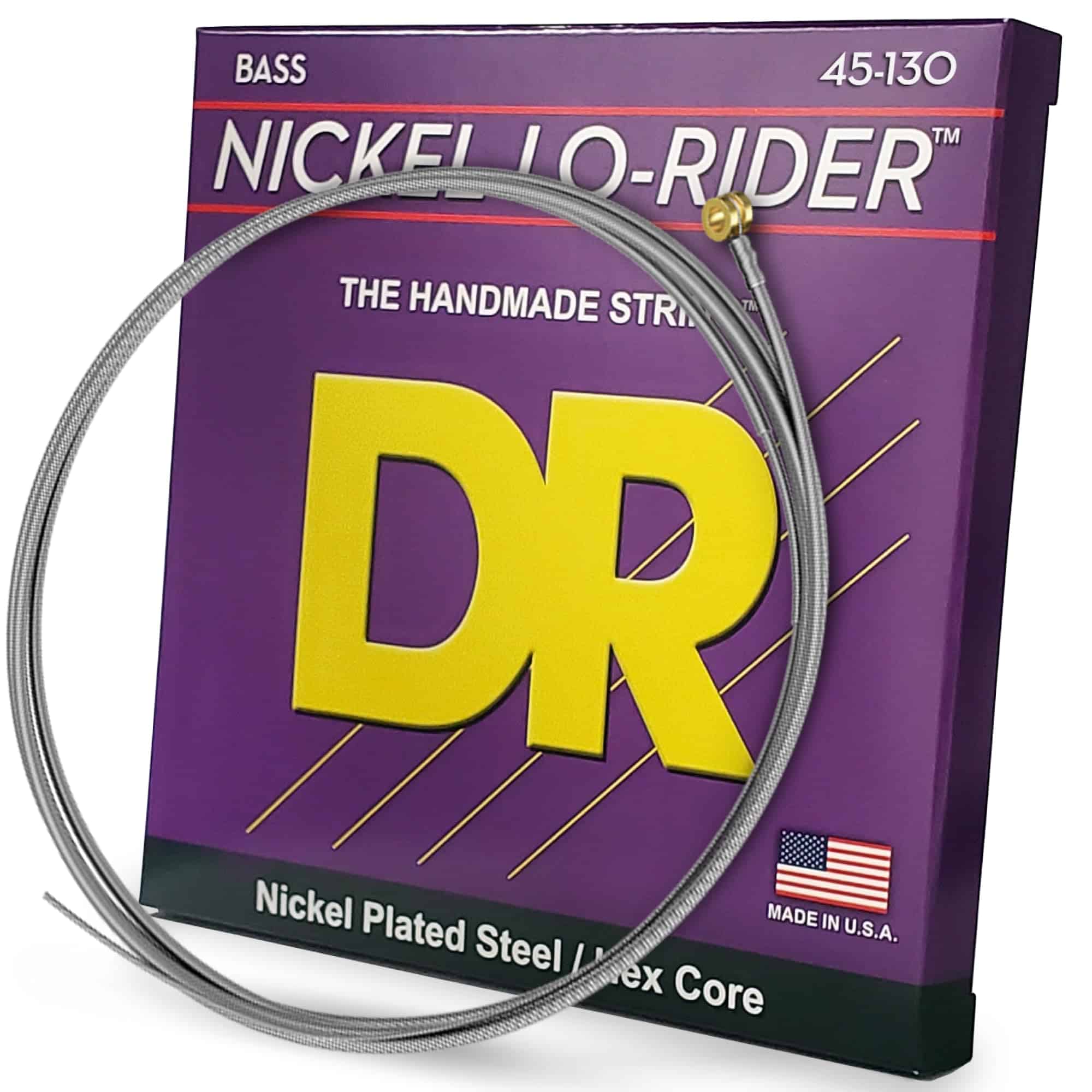 Cuerdas de Bajo DR Strings Nickel Lo-Rider 5 Cuerdas Medium