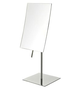 Espejo de Maquillaje de Mesa Rectangular -Acabado Cromado