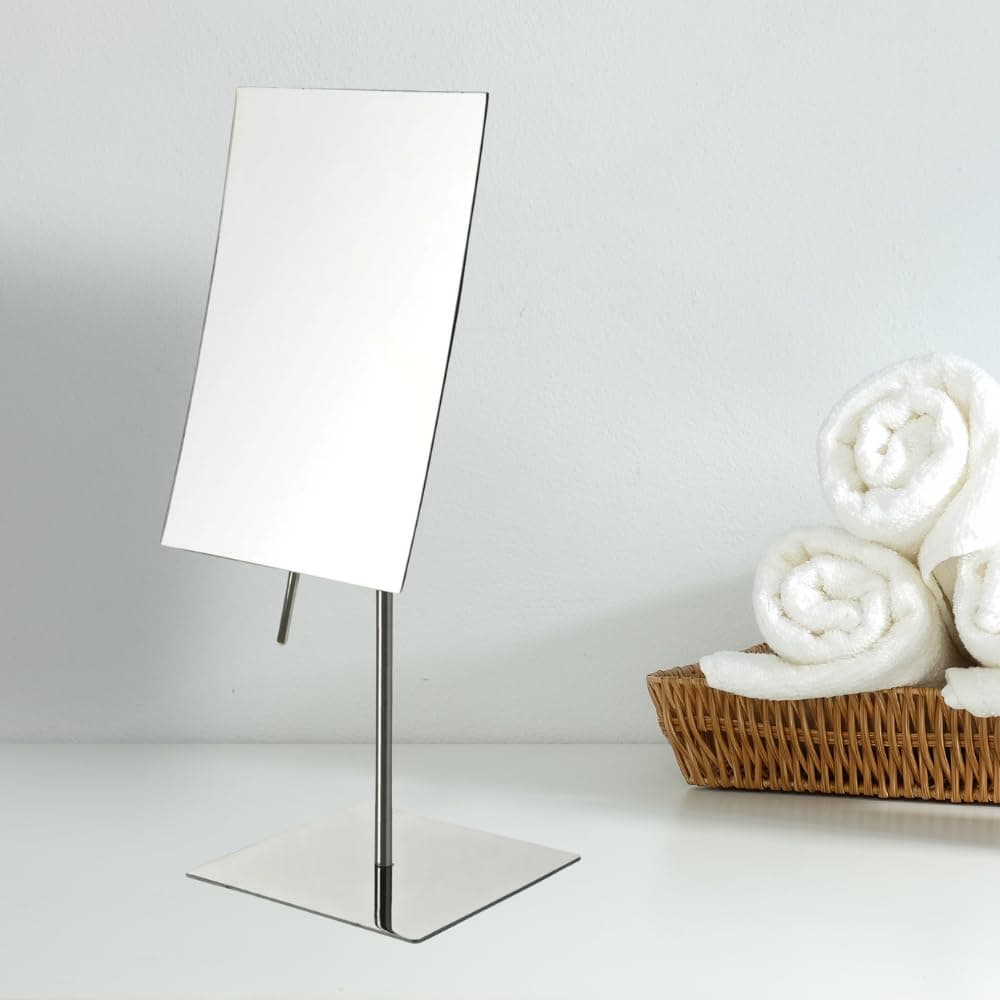 Espejo de Maquillaje de Mesa Rectangular -Acabado Cromado - Imagen 9