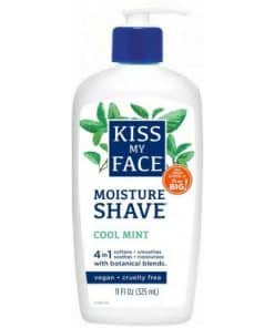 Kiss My Face 4-en-1 Moisture Shave, Menta Fresca 11 oz