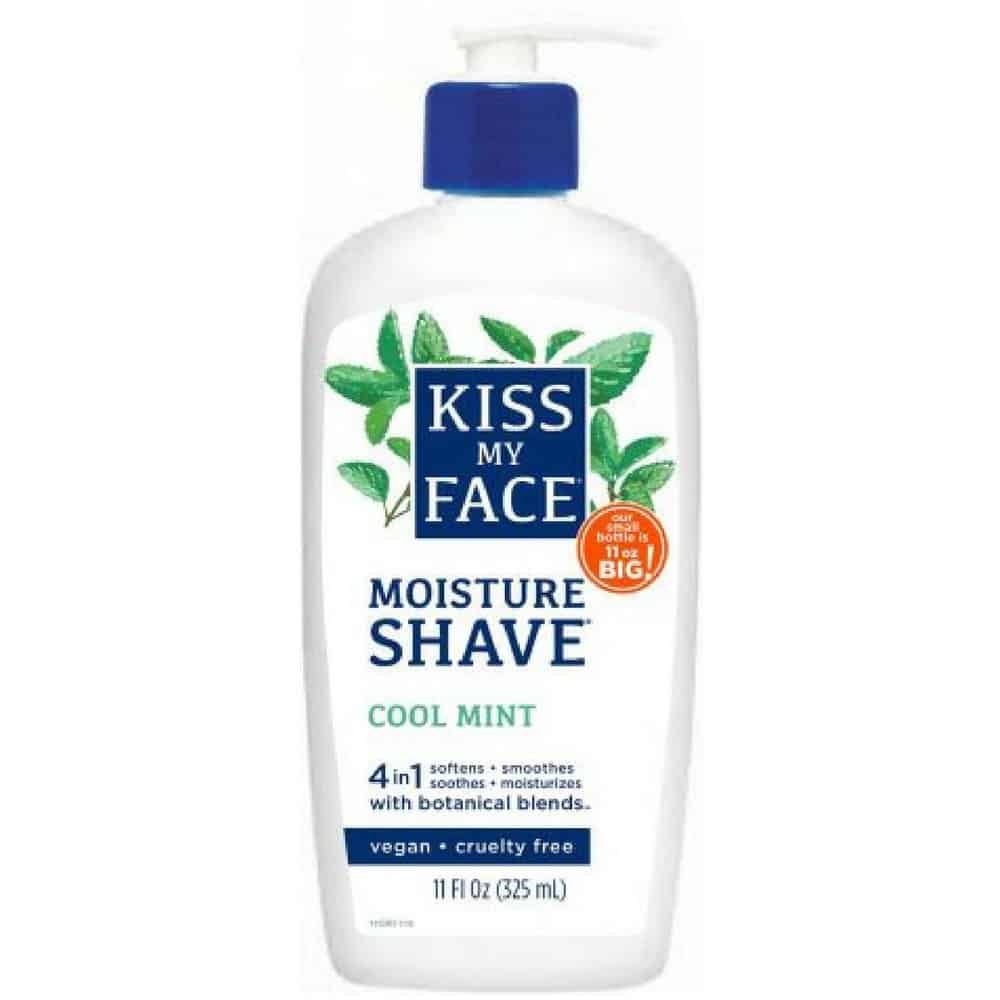 Kiss My Face 4-en-1 Moisture Shave, Menta Fresca 11 oz