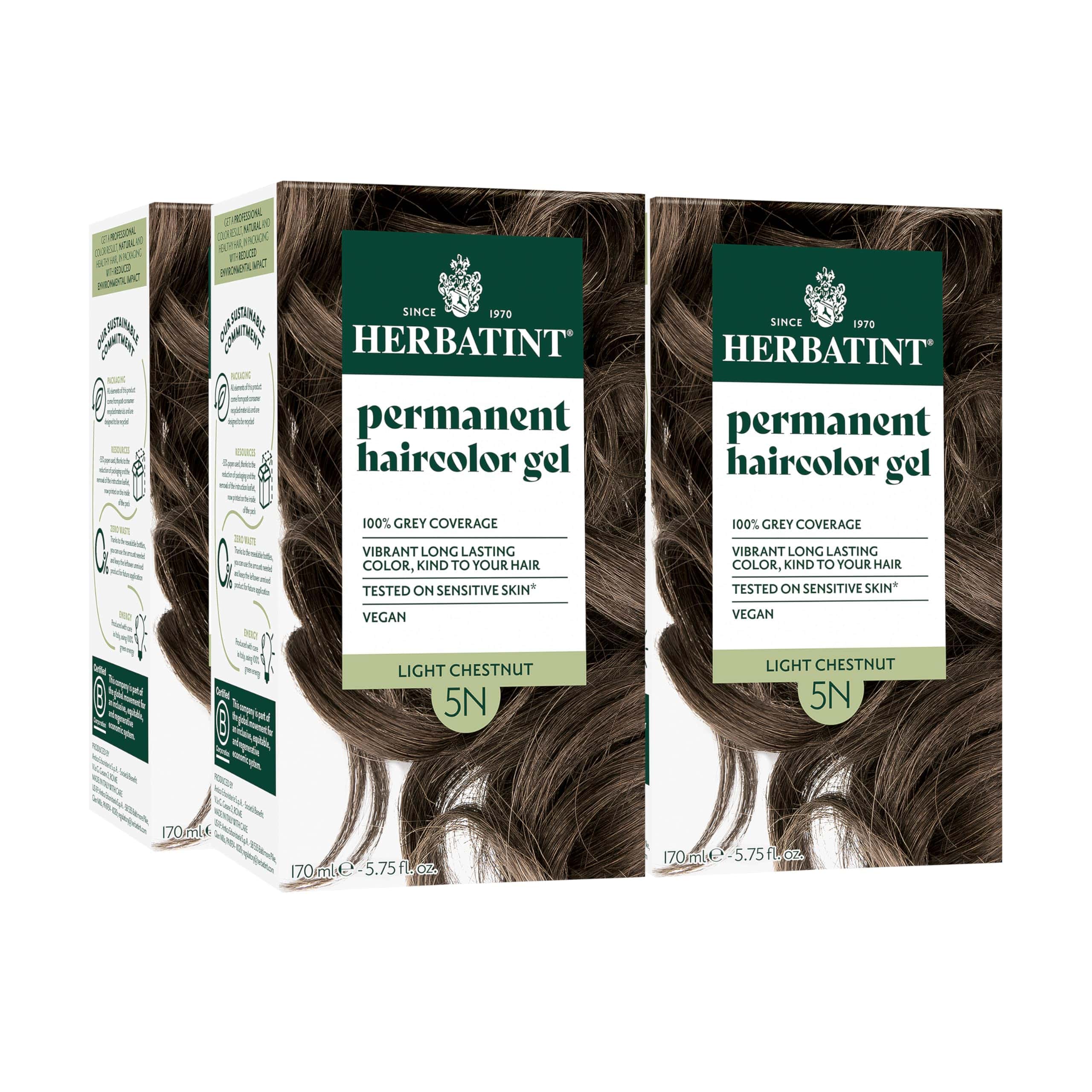 Tinte Permanente para Cabello Herbatint - 5N Castaño Claro
