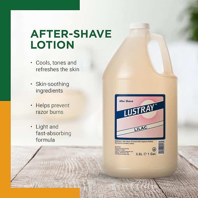 Aftershave Lotion Clubman Lustray Lilac - Suaviza la piel - Imagen 4