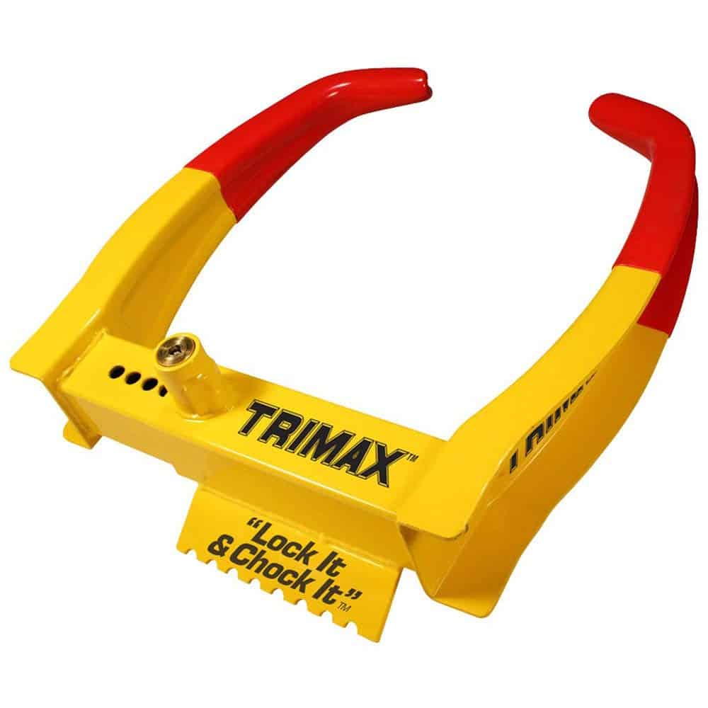 Trimax TCL75 - Bloqueo de Rueda para Remolque - Para