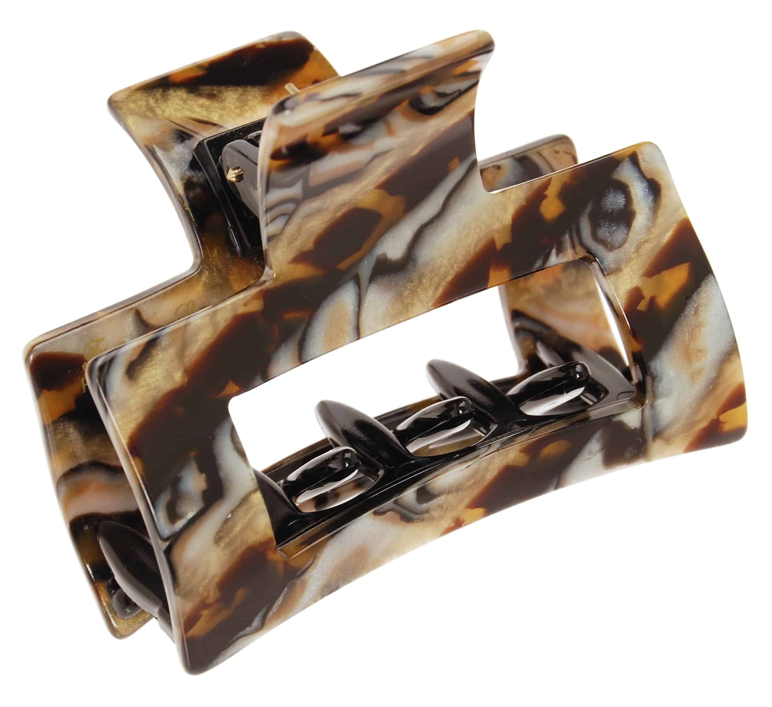 Francia Luxe Pinza de Garra Rectangular con Recorte - Lasco