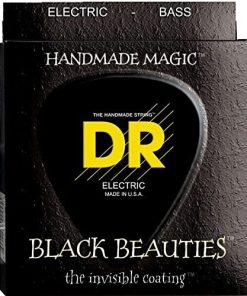 Cuerdas de bajo DR Strings BLACK BEAUTIES - Negro: Heavy