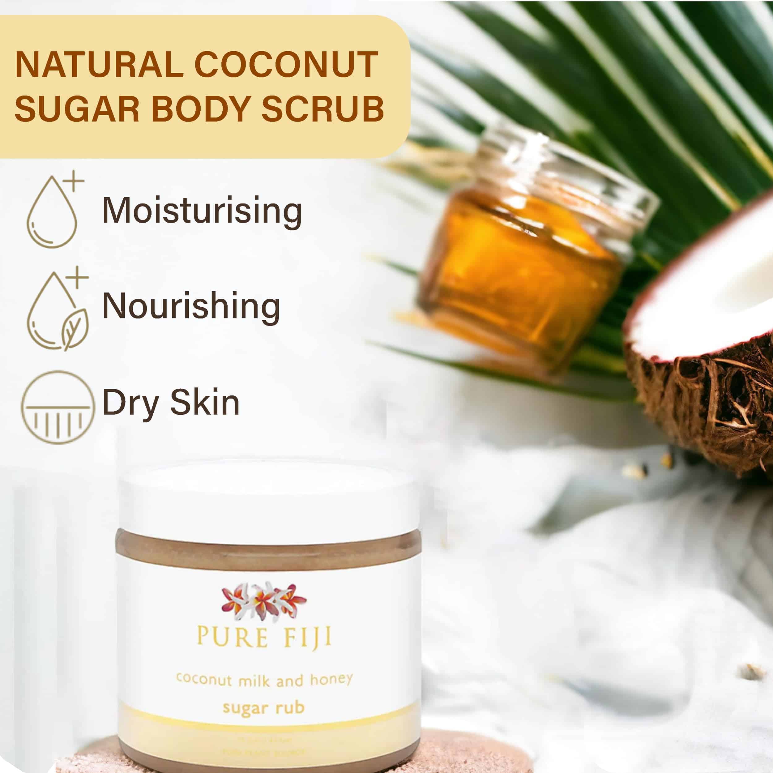 Exfoliante Corporal de Azúcar de Coco Pure Fiji - -, 15.5 Oz - Imagen 3