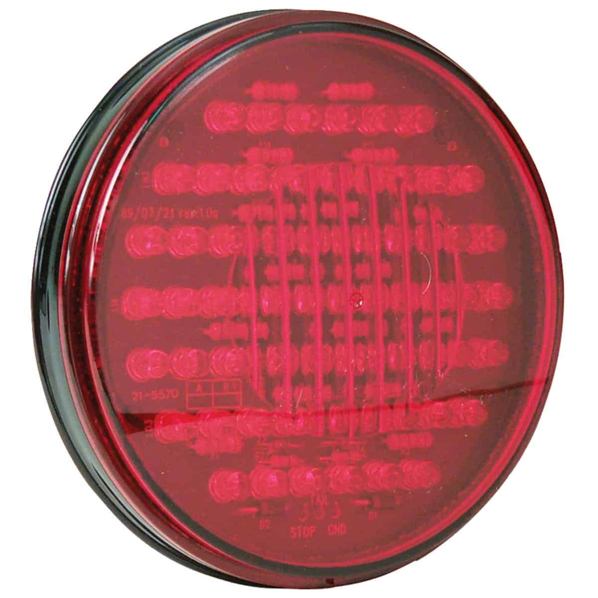 RoadPro RP-5570R40L Luz Roja Sellada de 4" con 40 LED y