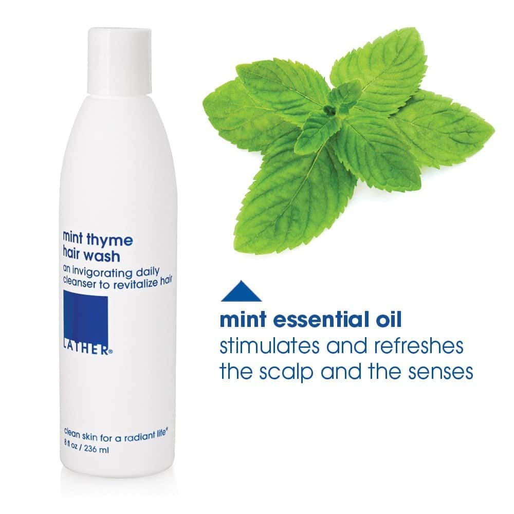 Set de Champú Hidratante Diario Suave de Menta LATHER - Imagen 5