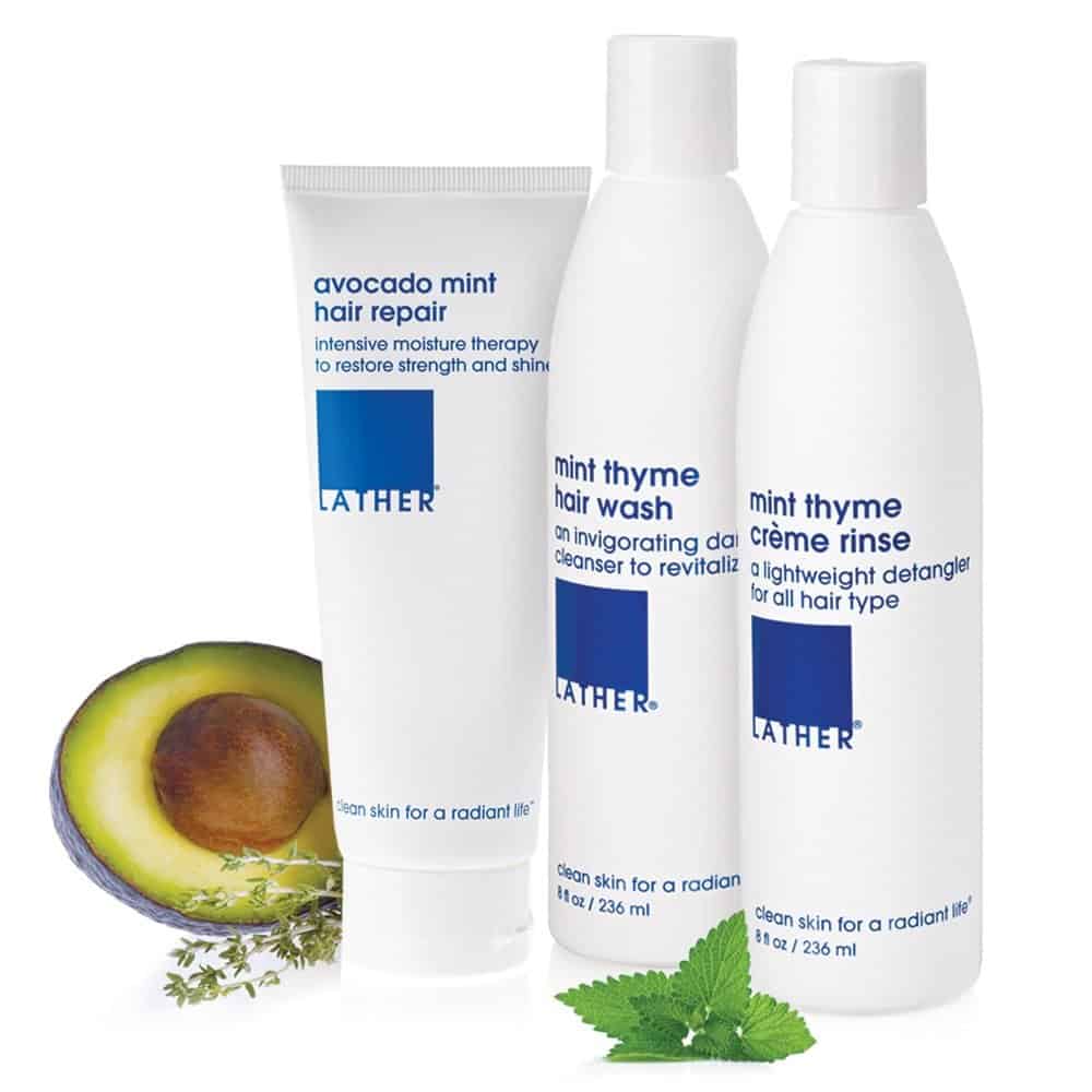 Set de Champú Hidratante Diario Suave de Menta LATHER - Imagen 8