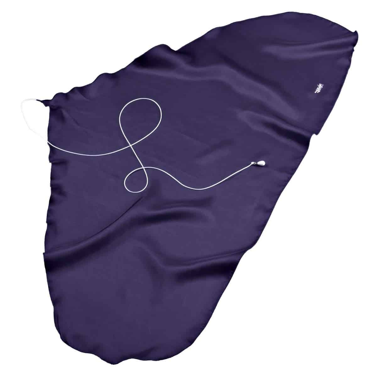 Paño de Seda para Saxofón Tenor Hodge, Morado