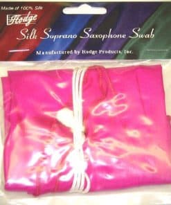 Paño de seda para saxofón soprano Hodge - Rosa