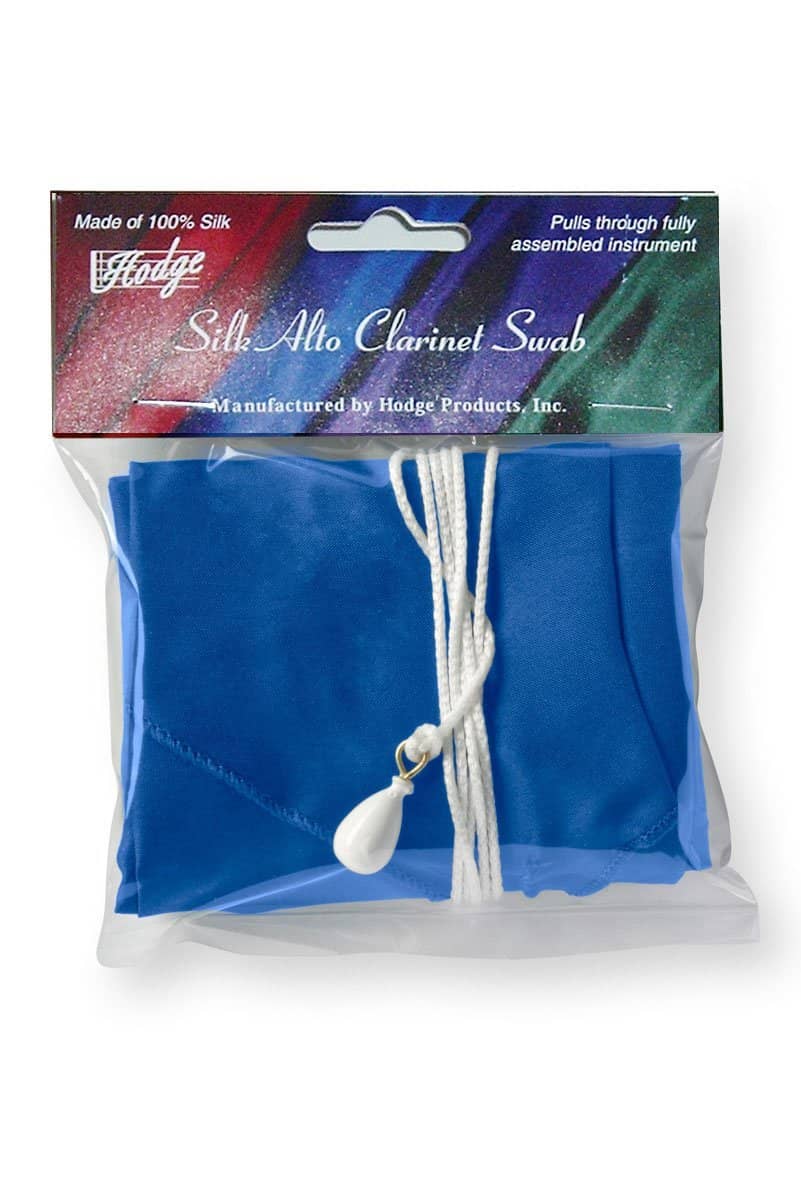 Paño de Seda Hodge para Clarinete Alto - Azul