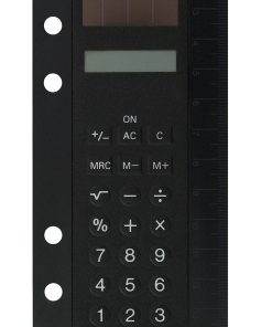 Calculadora Filofax Personal/A5/Deskfax (B134011), Negro