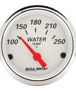 Medidor de temperatura del agua Auto Meter 1337 Arctic White