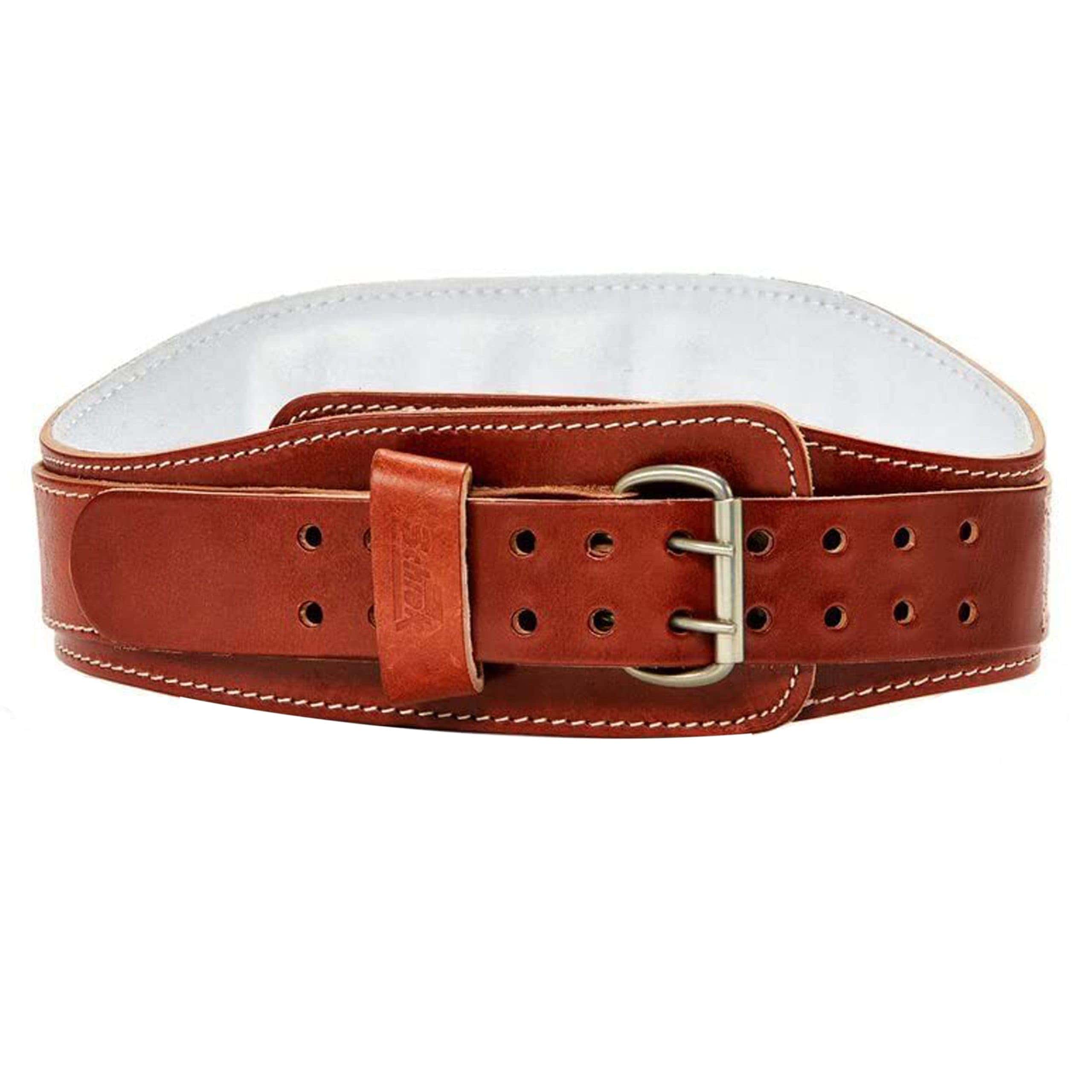 Cinturón de Levantamiento de Pesas de Cuero -Marrón