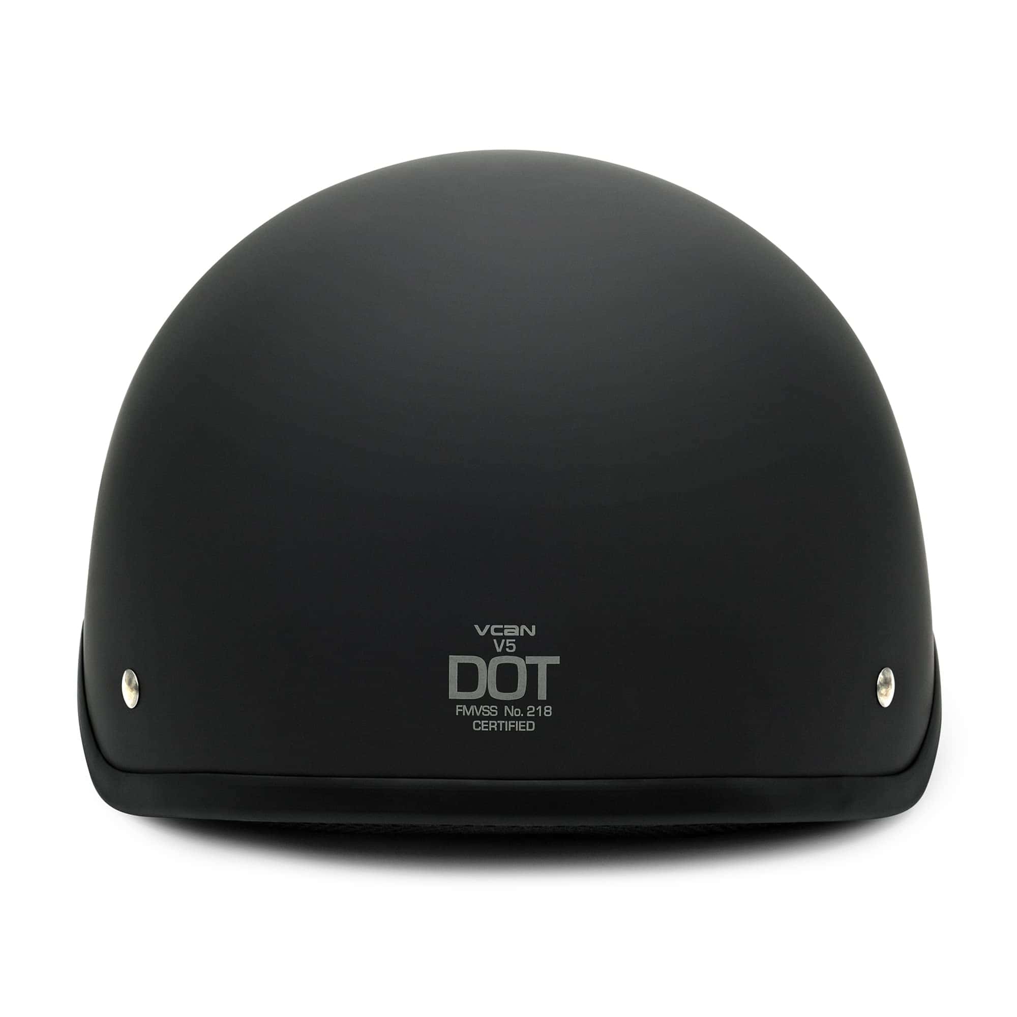 Casco de motocicleta VCAN Cruiser sólido -Negro Mate - Imagen 5