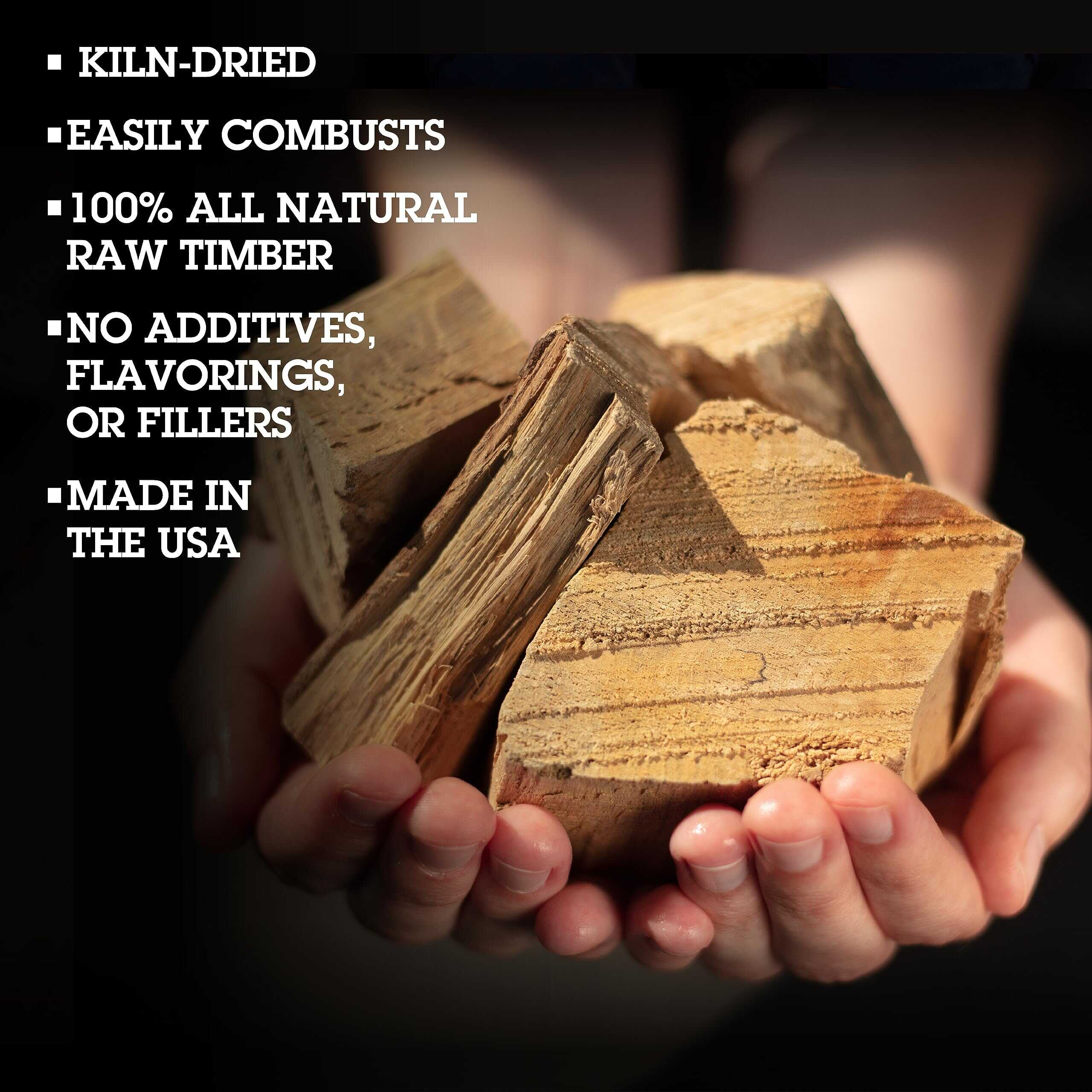 Camerons Todos los Chunks de Madera de Nogal Natural para - Imagen 4