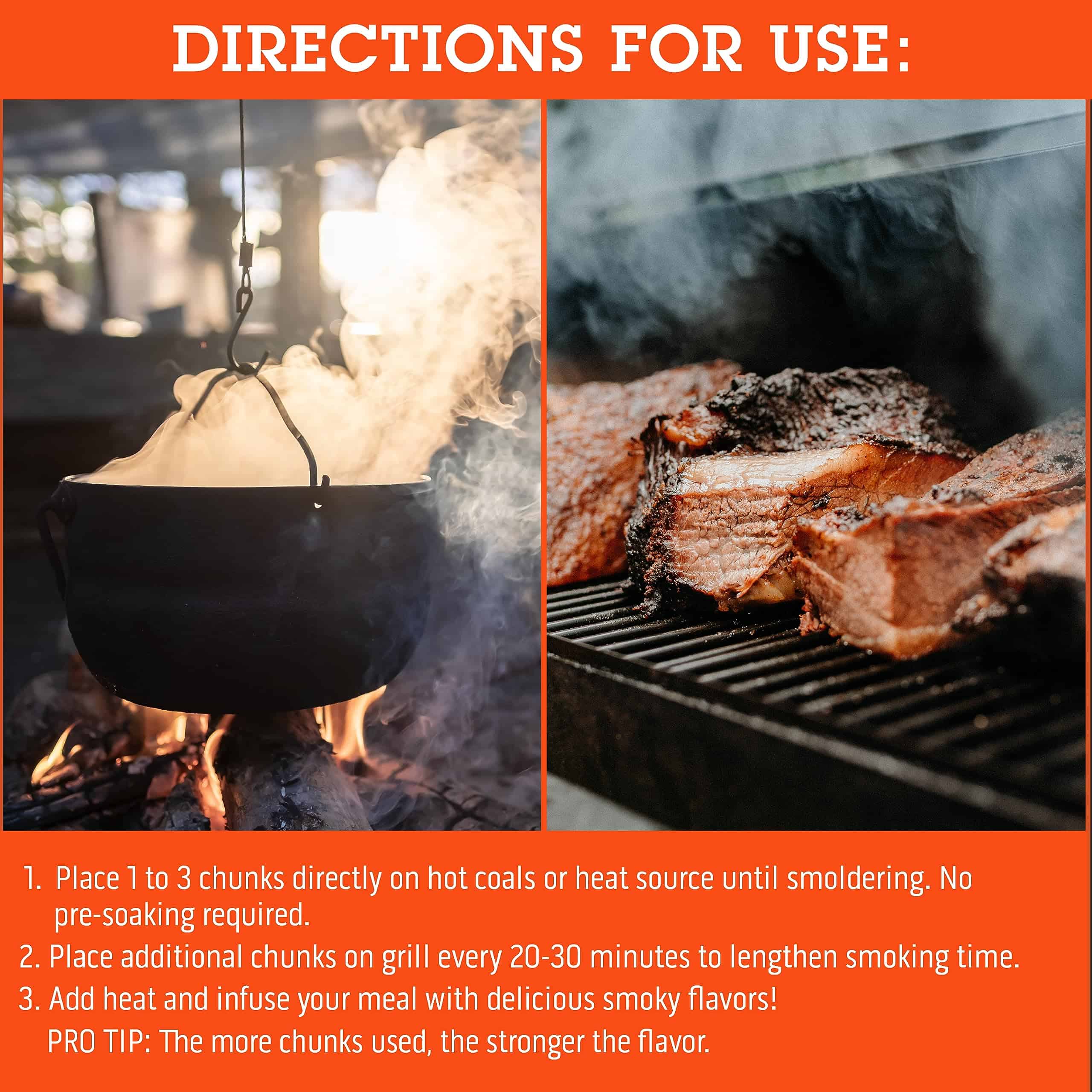 Camerons Todos los Chunks de Madera de Nogal Natural para - Imagen 5