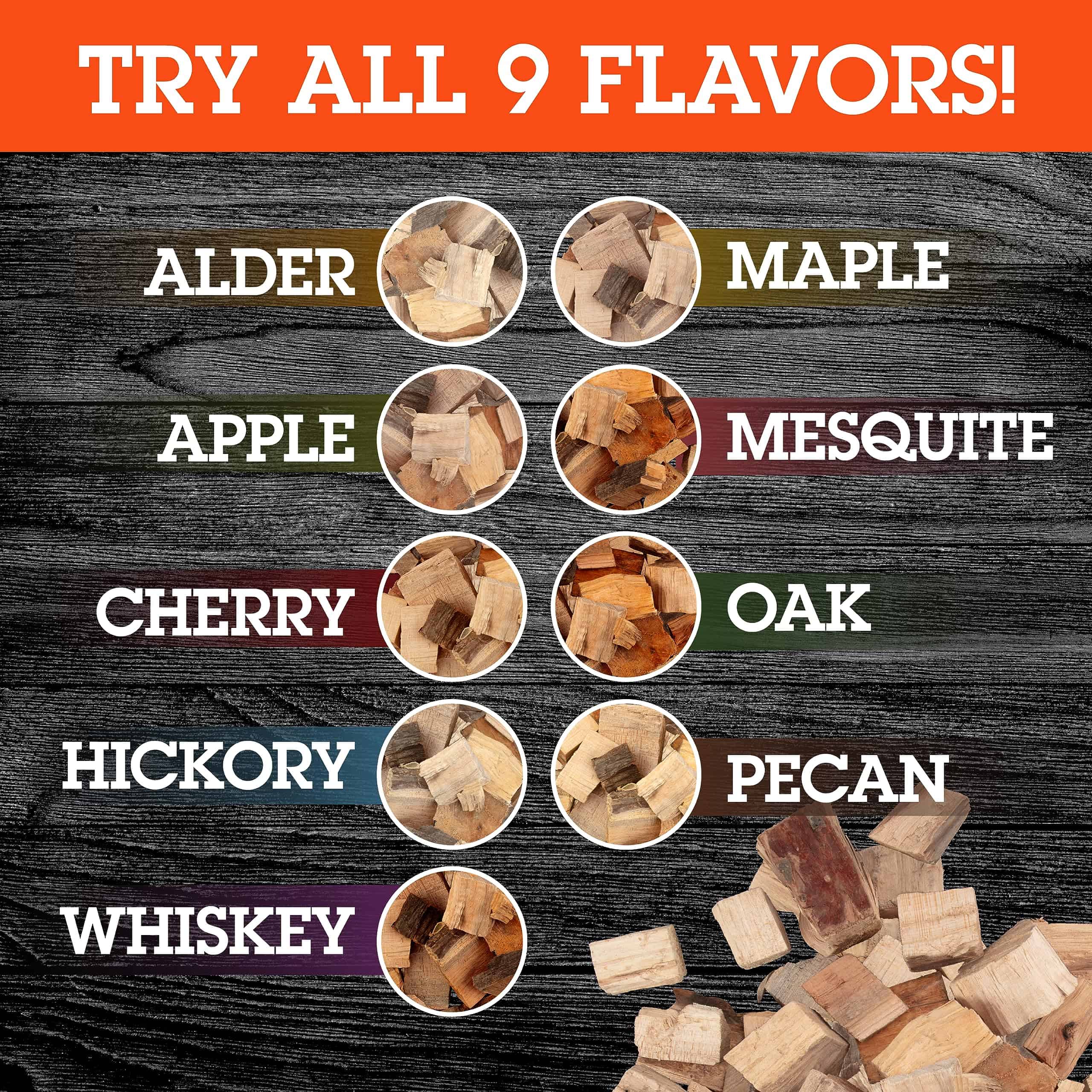 Camerons Todos los Chunks de Madera de Nogal Natural para - Imagen 6