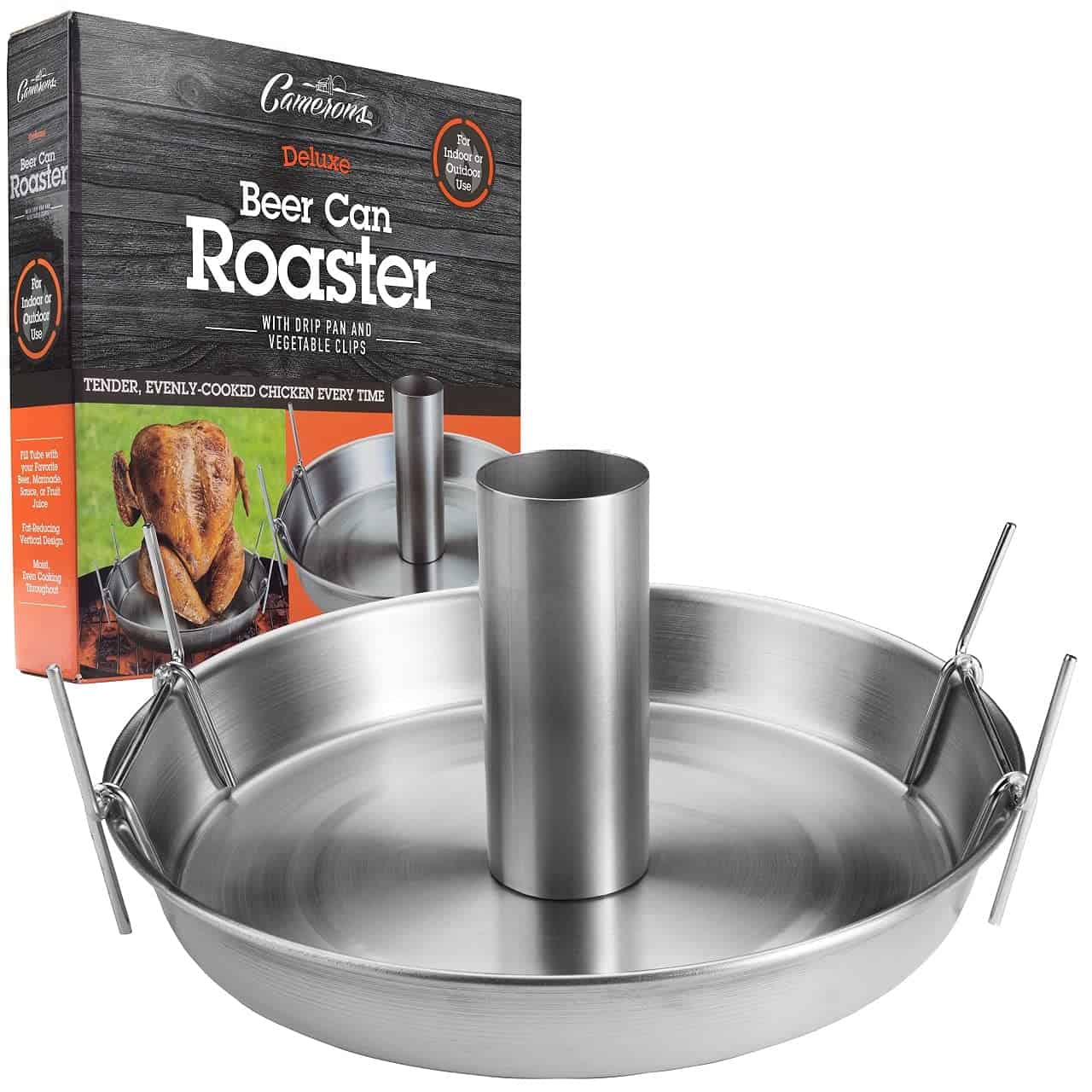 Asador de cerveza deluxe de acero inoxidable de Camerons -