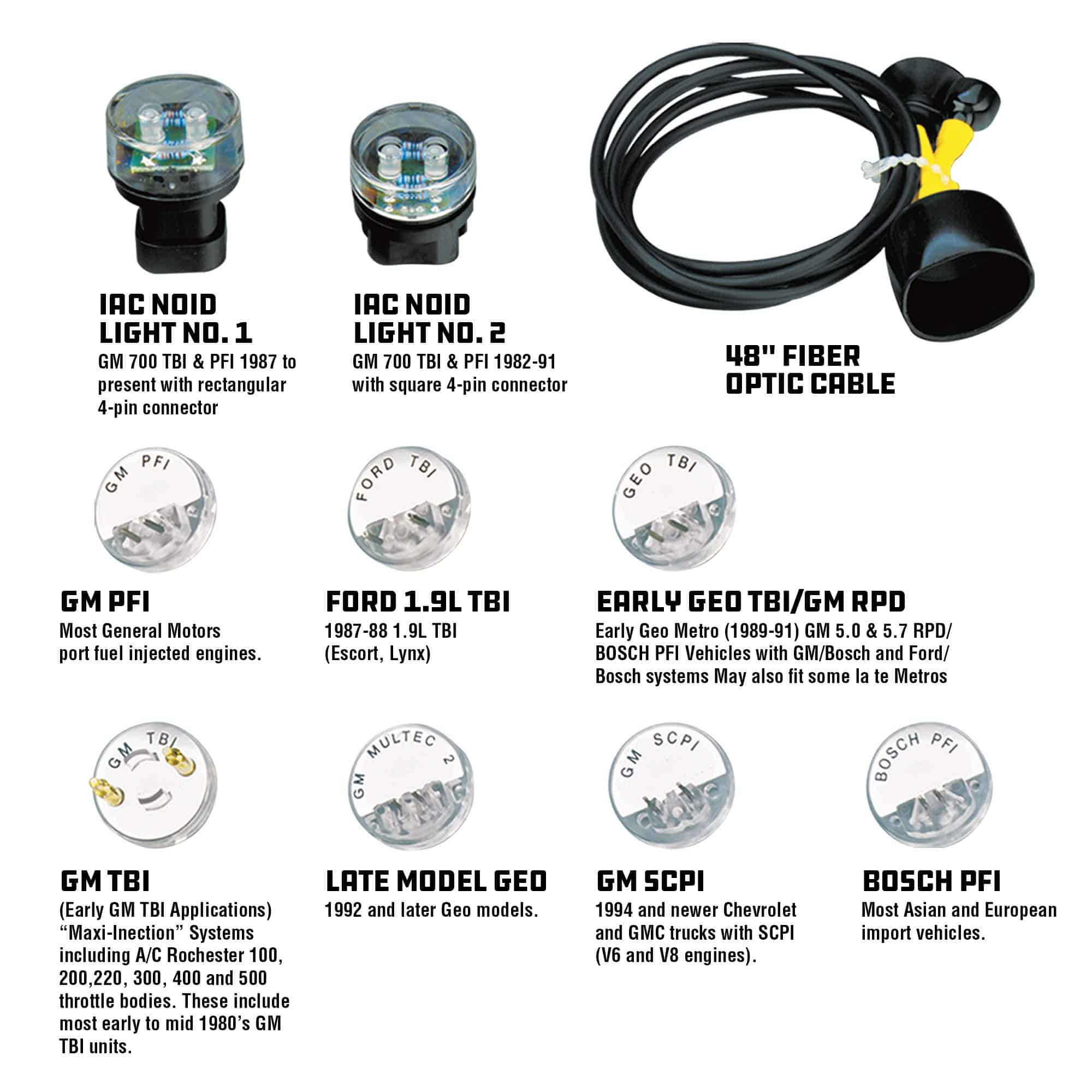 Set de Herramientas de Luces de Prueba para Inyección de - Imagen 3