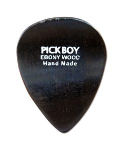 Pickboy Exotic Pick, Curve, Ebony, 5 púas