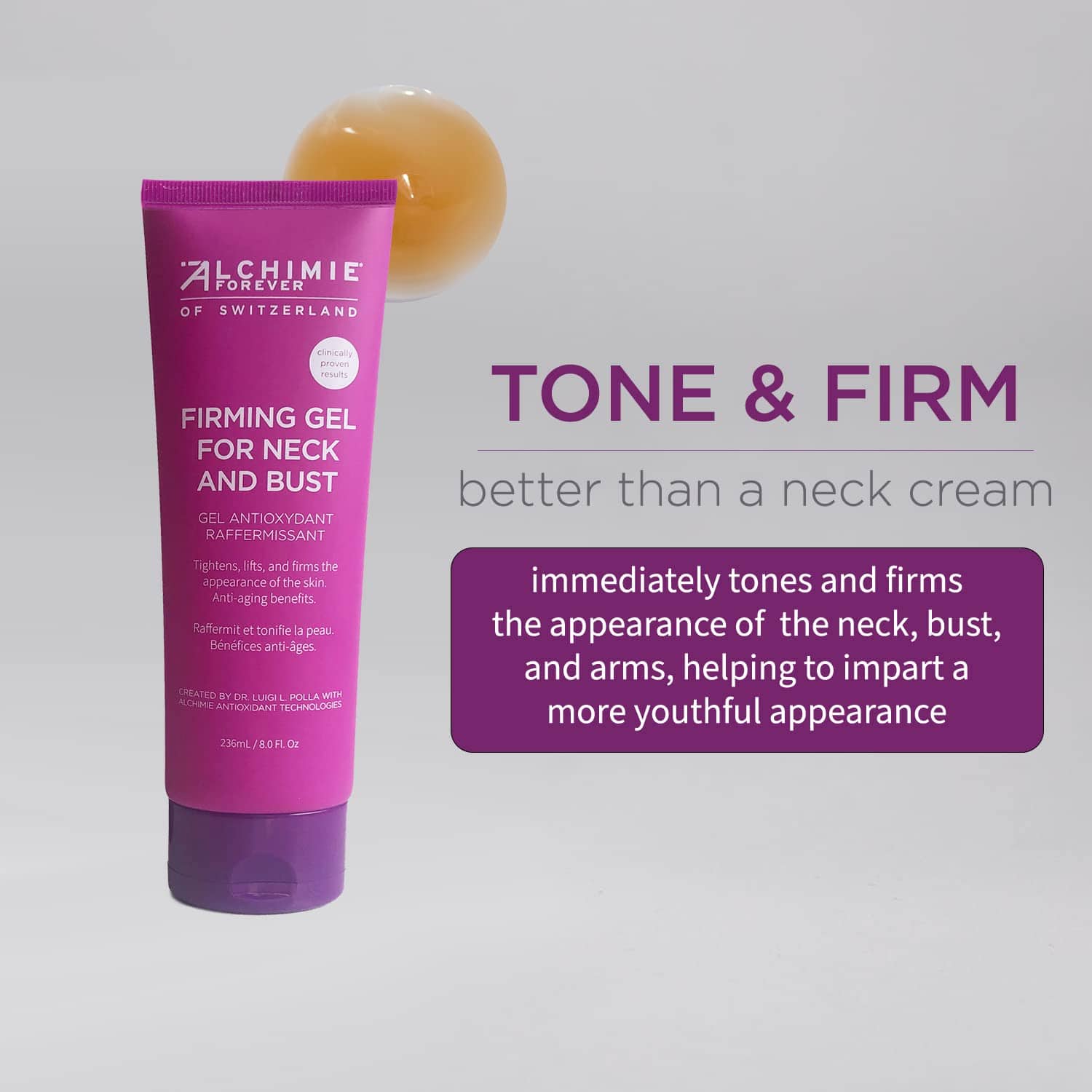 Gel reafirmante Alchimie Forever para cuello y busto | - Imagen 3