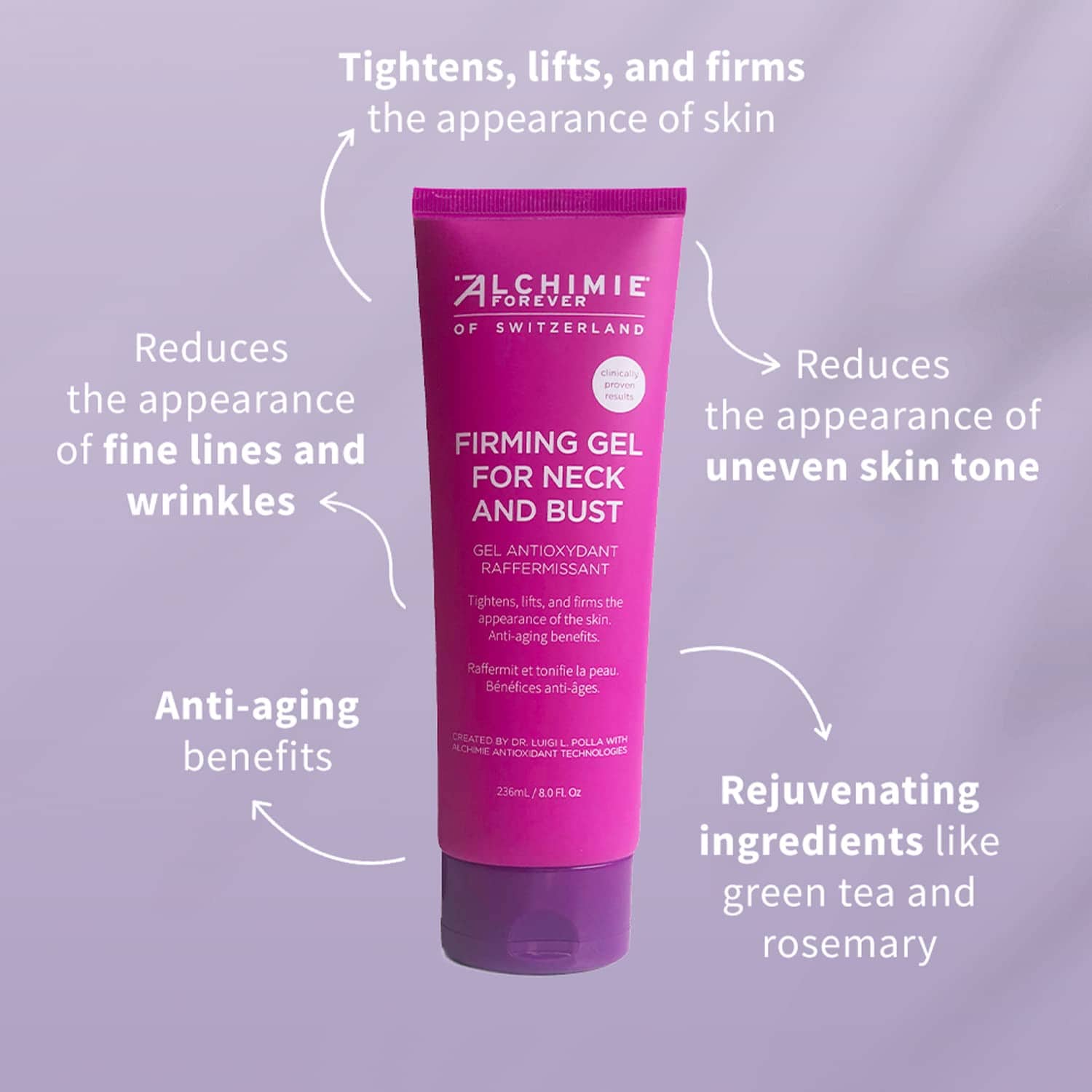 Gel reafirmante Alchimie Forever para cuello y busto | - Imagen 4