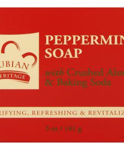 Jabón de Menta con Almendras Trituradas y Bicarbonato de