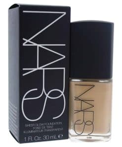 Base de maquillaje Nars Sheer Glow, Fiji/Light, 1 onza