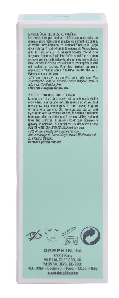 Mascarilla de Camelia Darphin Youthful Radiance, 2.6 Onzas - Imagen 4