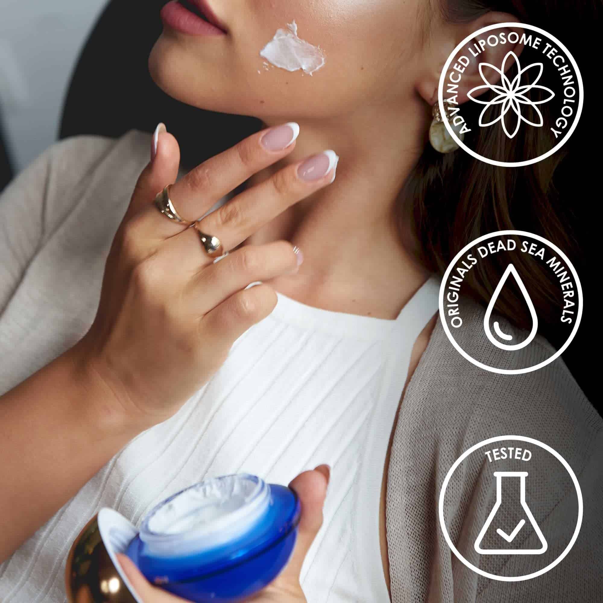 Crema hidratante Premier Dead Sea para piel sensible a - Imagen 4