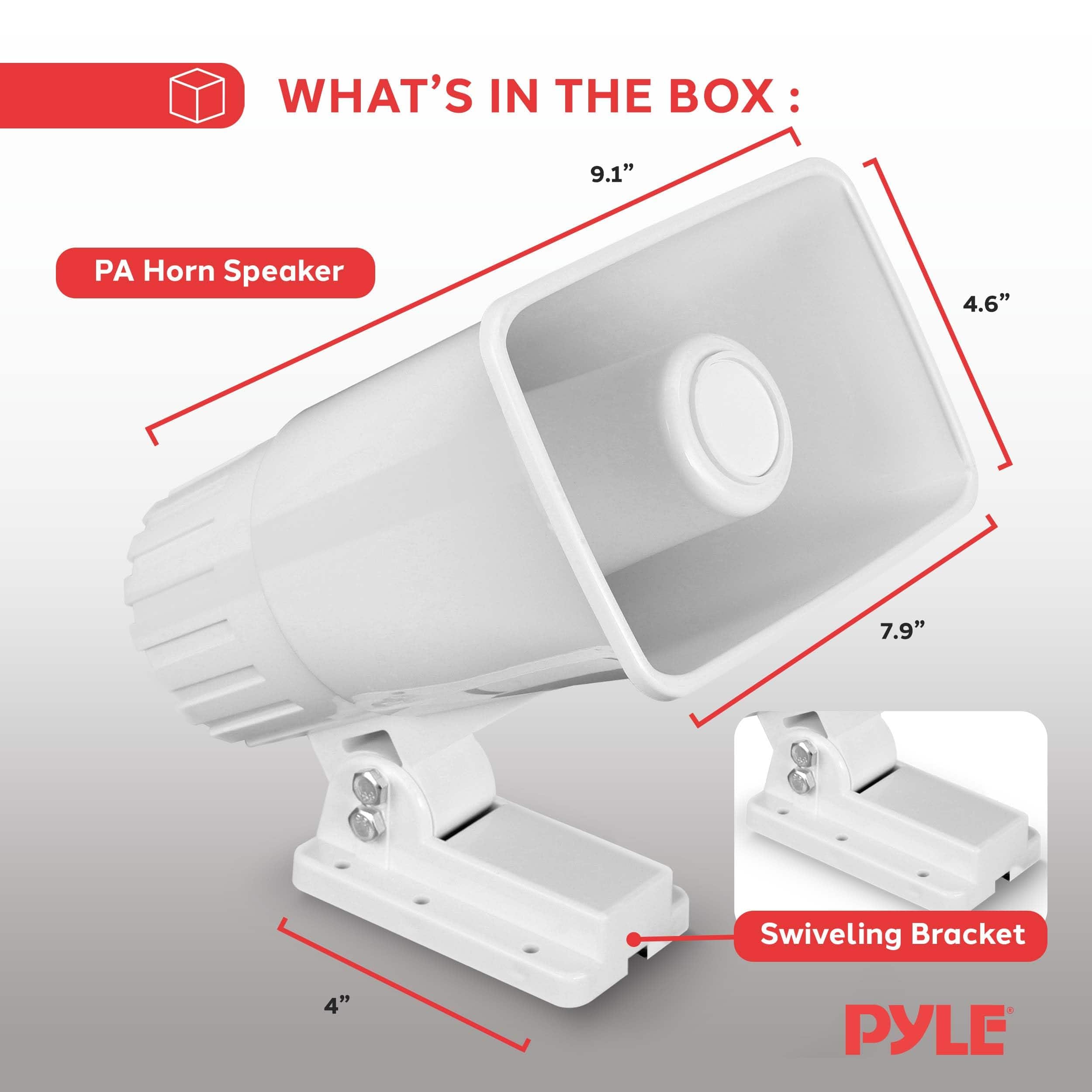 Altavoz de bocina PA interior/exterior Pyle - Altavoz PA - Imagen 8