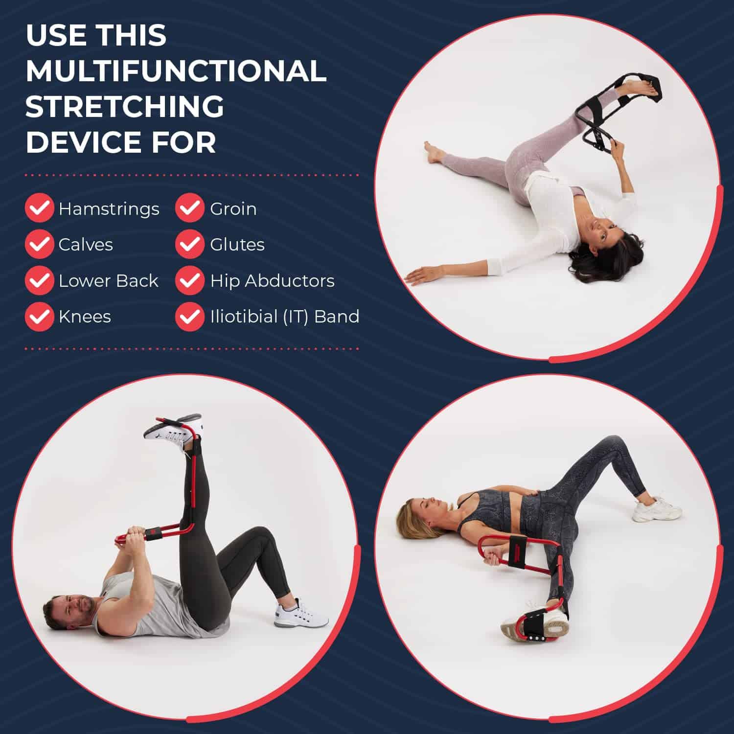IdealStretch Original - Estirador de Isquiotibiales, - Imagen 6