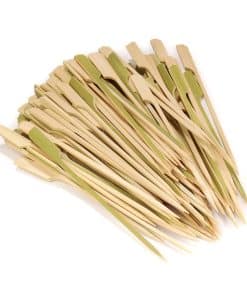 Brochetas de Bambú BambooMN de 9.5" para Comida, Bebidas,