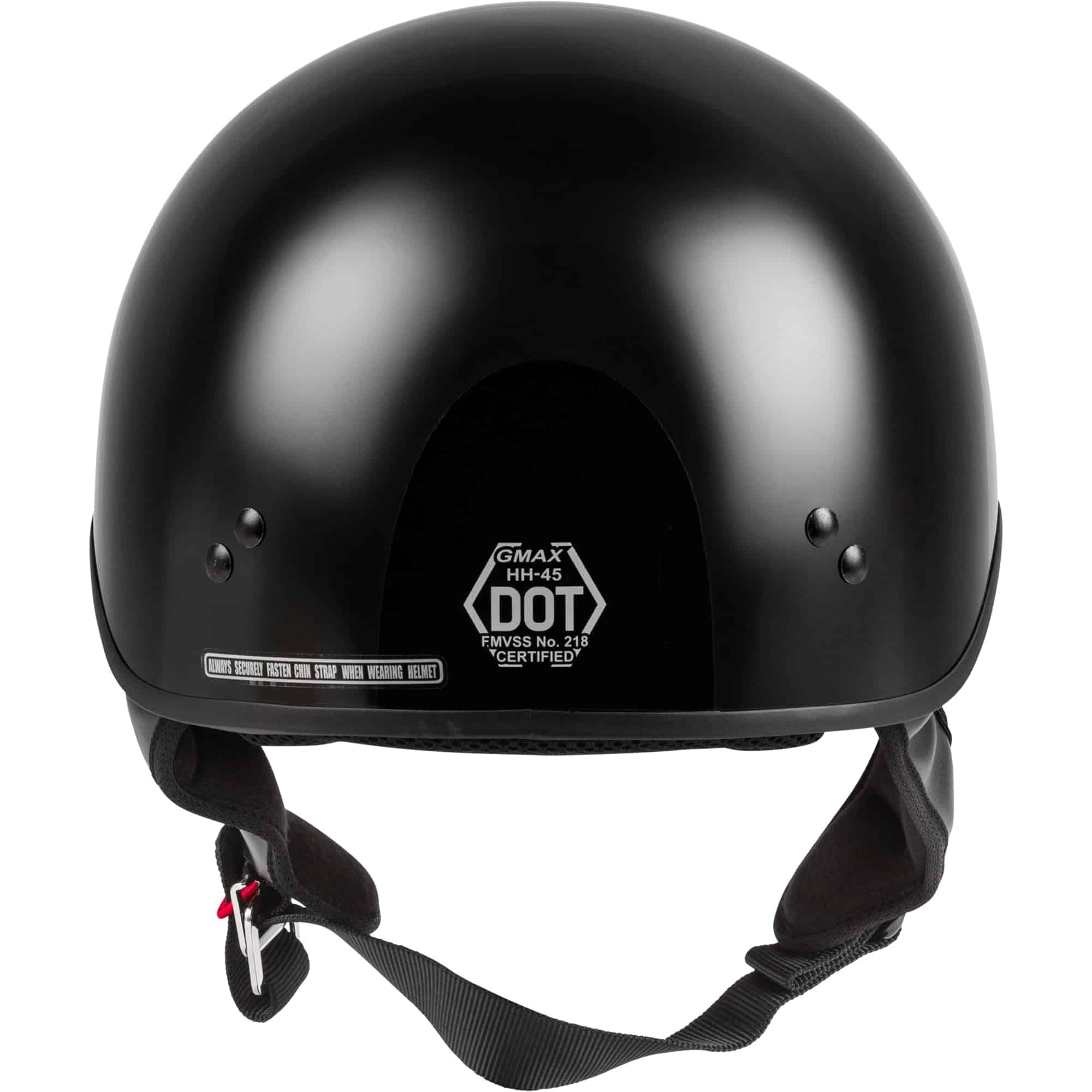 Casco GMAX HH-45 (Negro, X-Small) - Aprobado por FMVSS 218 - Imagen 3