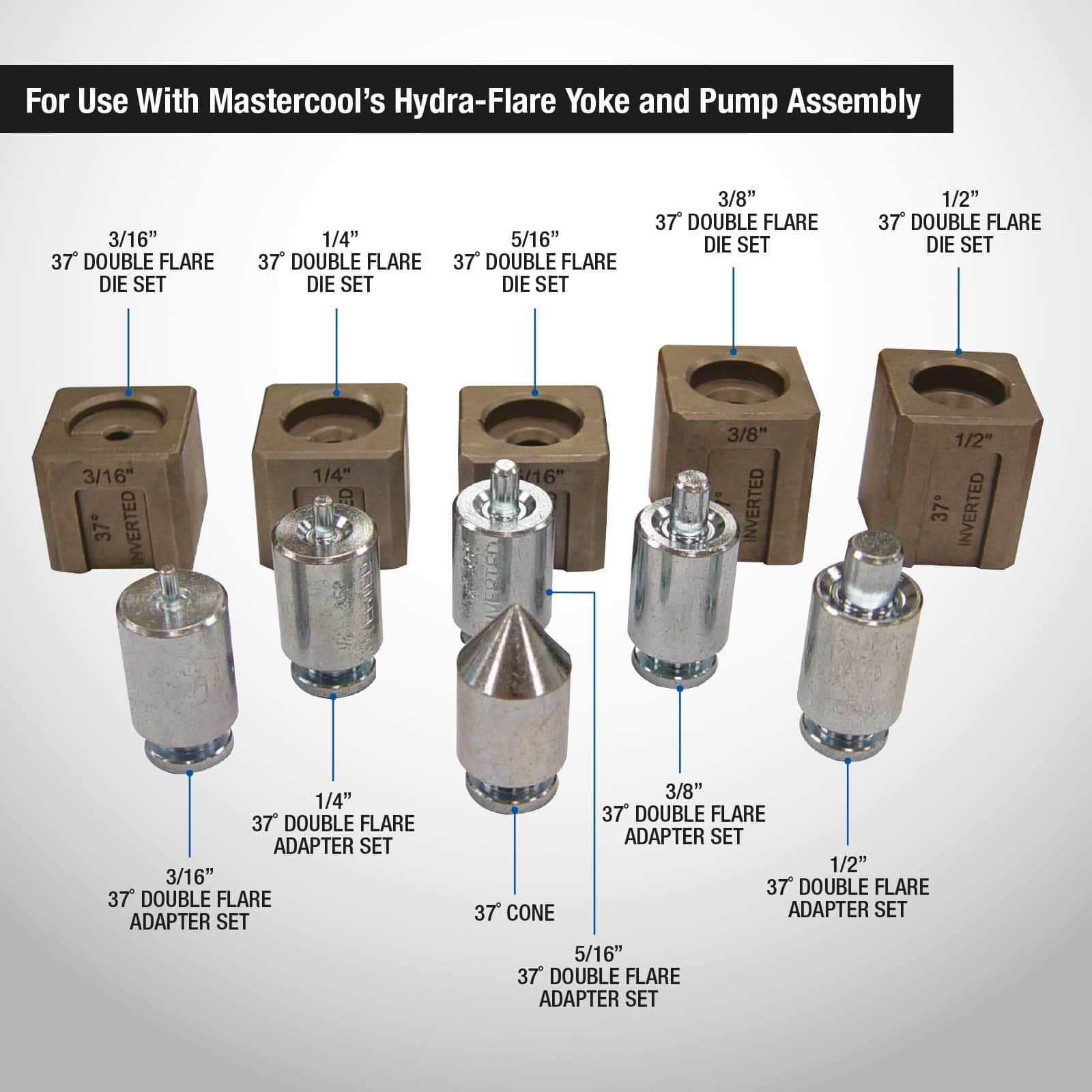 Juego de Adaptadores de Herramienta de Expansión Hidráulica - Imagen 3