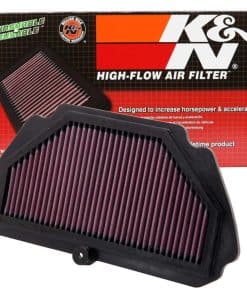 Filtro de aire de motor K&N: Alto -Negro