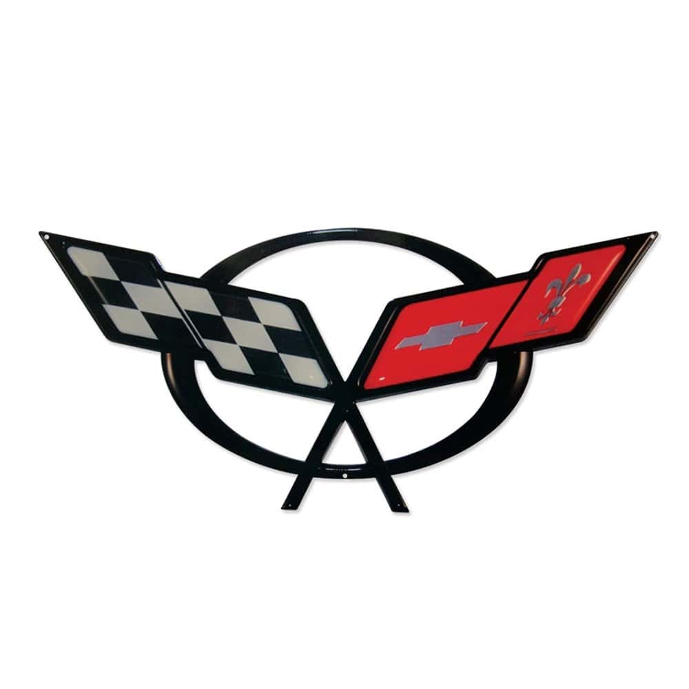 Letrero Metálico Corvette C5 COR13 32x15 por PhotoSTEEL