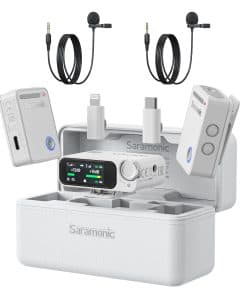 Sistema de Micrófono Inalámbrico Dual Saramonic Ultra con