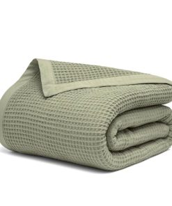 Manta de algodón orgánico certificado GOTS Salt Earth, 55"