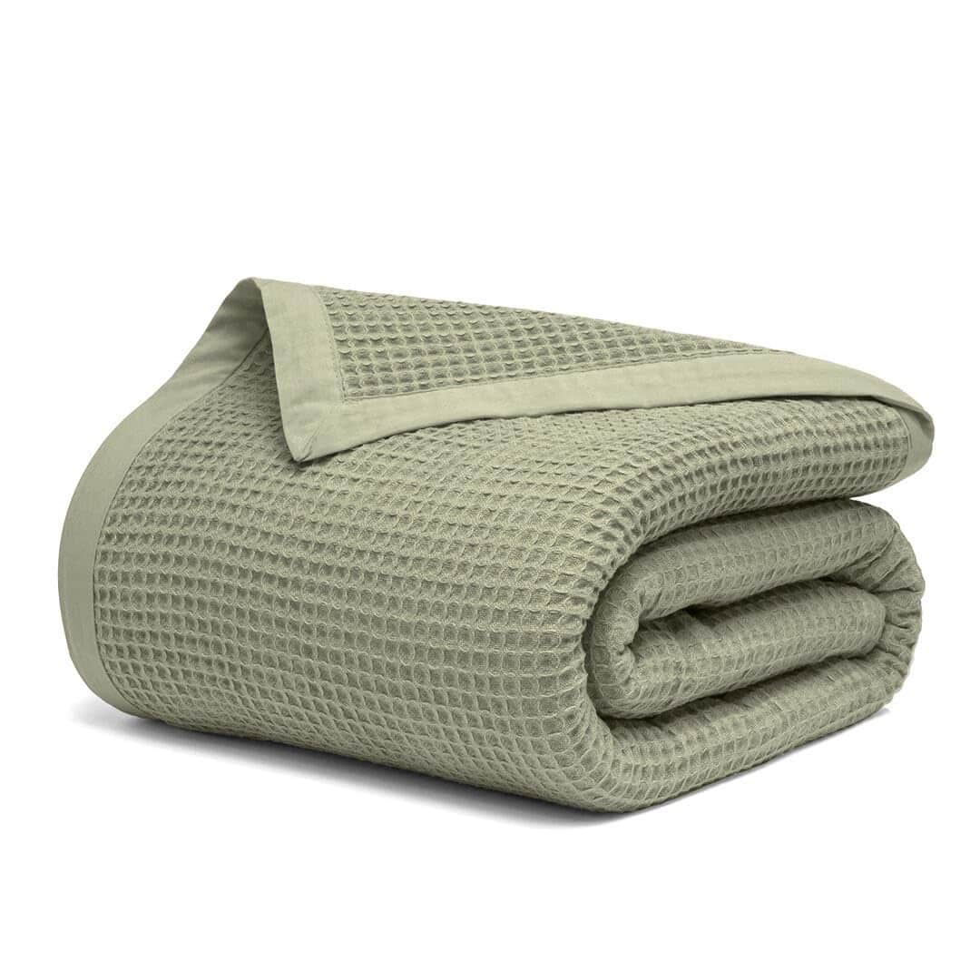 Manta de algodón orgánico certificado GOTS Salt Earth, 55"