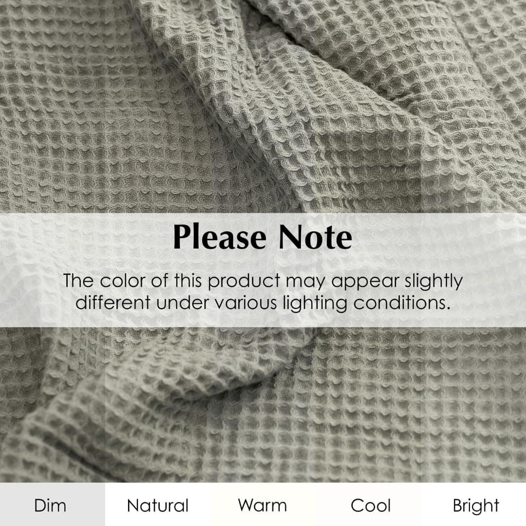 Manta de algodón orgánico certificado GOTS Salt Earth, 55" - Imagen 5
