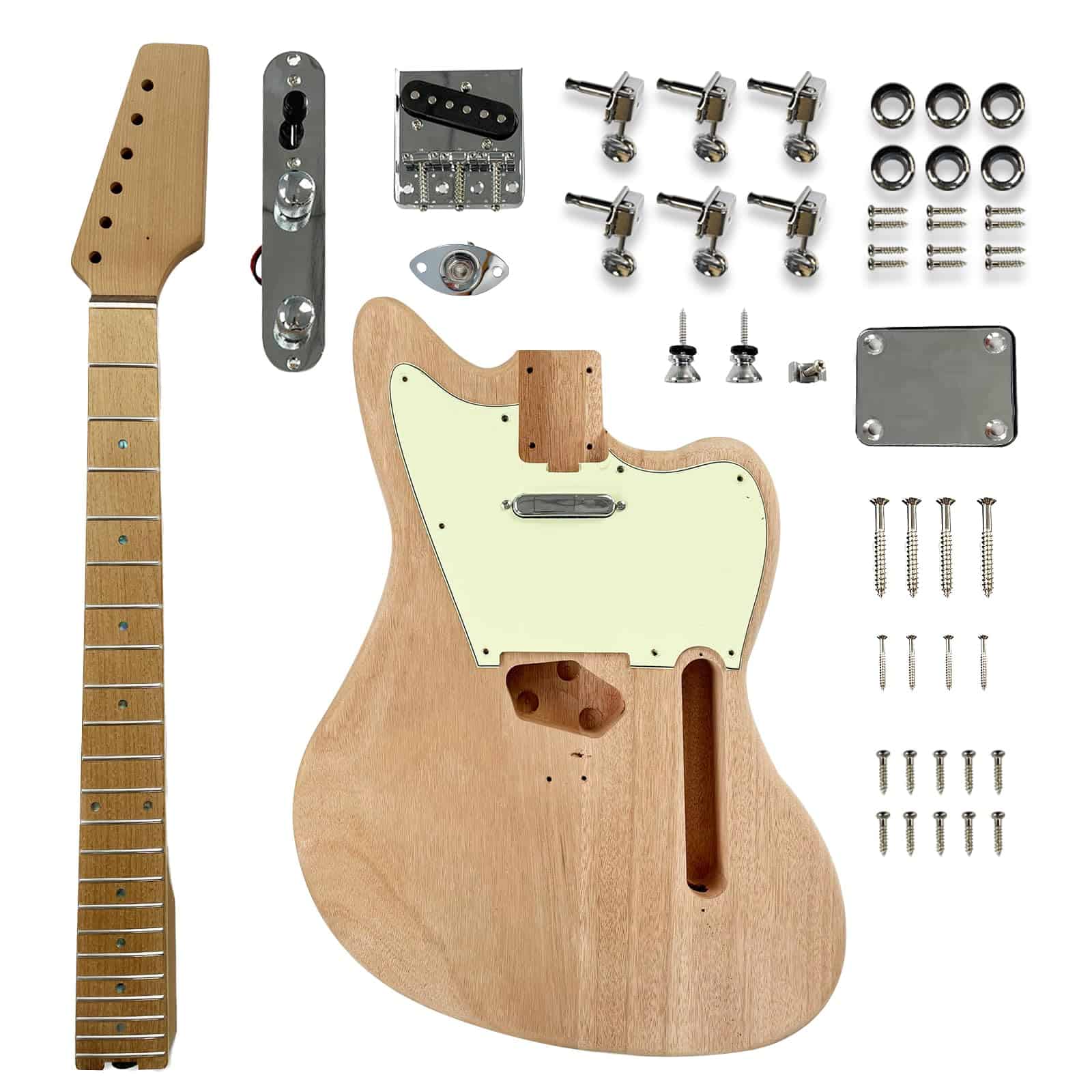 Kit de Guitarra Eléctrica DIY KGD JA, -Arce