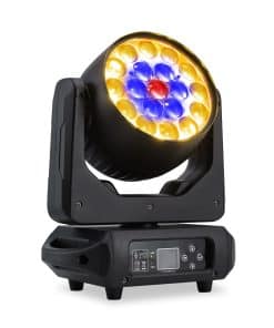 Luces de Escenario 19X15W Luz Móvil de Cabeza, Zoom DMX 512