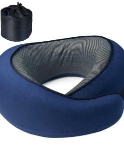 Almohada de Viaje HWGIZP | Almohada de Espuma Viscoelástica