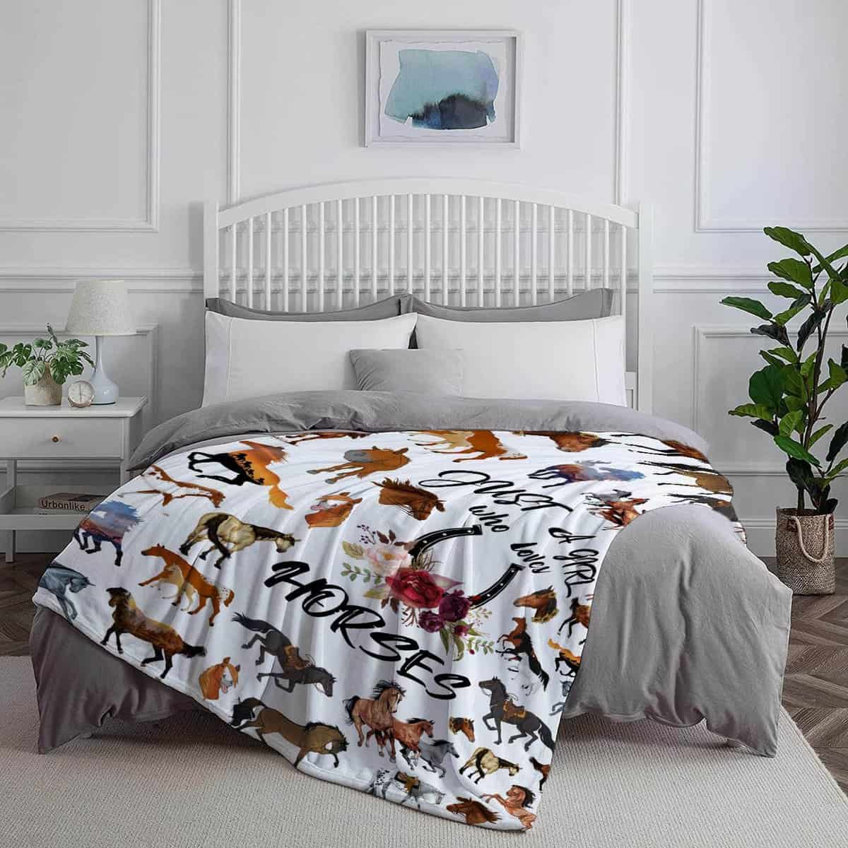 Manta de Caballo Tinerpoim, Regalos de Caballo para Niñas - Imagen 7