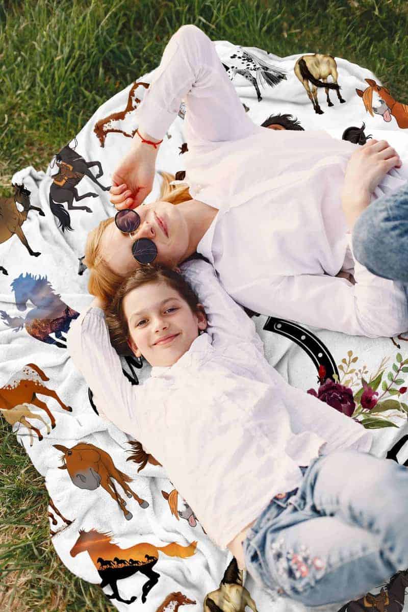 Manta de Caballo Tinerpoim, Regalos de Caballo para Niñas - Imagen 6